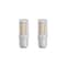 Bulbrite 35-Watt Equivalent T4 Dimmable Double-Contact Bayonet LED Light Bulb Soft White, 2PK 861540 - alternate 1