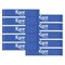 Kore Design Fidget Kick Bands, Latex, 10in. to 16in., Blue, 10PK KDKB-1001 - alternate 1