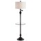 Jonathan Y Cora 60" Modern Metal LED Floor Lamp w/Integrated Glass Side Table and Swing Arm, Oil Rubbed Bronze/C JYL3055C - alternate 1