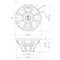 Faital Pro 12-in High Power Woofer with Neodymium Magnet 3-inch Voice Coil 8-Ohms 1000 Watts Max 12FH500-8 - alternate 3