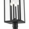 Z-Lite Nova 4 Light Outdoor Post Mounted Fixture, Black/Clear, 14.25 In W x 109.5 In H 5018PHBR-564P-BK - alternate 6