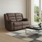 Homeroots 60in Brown Microfiber Manual Reclining Loveseat 329368 - alternate 7