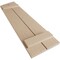 Ekena Millwork Rough Sawn 2 Board Joined Board-n-Batten w/Elliptical Top Faux Wood Shutters, 11W x 42H, PR SHUBJL11X42RSPR - alternate 10