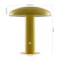 Jonathan Y Suillius 11" Contemporary Bohemian Rechargeable/Cordless Iron Integrated Portable LED Mushroom Table JYL7114C - alternate 13