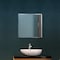 Fab Glass And Mirror 24in. W x 24in. H Frameless Square Beveled Edge Bathroom Vanity Mirror, Tempered, Glass MSQ24BE6MM - alternate 7