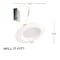 Bulbrite LED 6" Round Recessed Downlight Fixture, Metal Jbox, 75W Equivalent, 5 CCT, 27/30/35/40/50K 773302 - alternate 15
