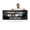 Signmission Credit Cards Accepted, 36 Inch x 96 Inch, Vinyl Banner B-96-30533 - alternate 5