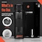 Squatz 24 Oz Poseidon Series Water Bottle with Shaker Ball, Black SQPSB-1B - alternate 4