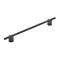 Amerock Transcendent 10-1/16 in 256 mm Center-to-Center Matte Black Cabinet Pull BP7414256MBMB - alternate 1
