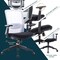 Leisuremod Ingram Office Task Chair with Adjustable Armrests and Swivel and Tilt, White IO20W - alternate 9