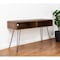 Homeroots 48in Black And Brown Metal And Reclaimed Wood Open Shelving TV Stand 555129 - alternate 5