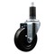 Service Caster 4'' Soft Rubber Wheel Swivel 1-1/4'' Expanding Stem Caster SCC-EX20S414-SRS-114 - alternate 1