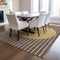 Homeroots 8' X 10' Brown And Beige Striped Washable Indoor Outdoor Area Rug 597154 - alternate 9
