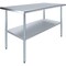 Amgood 36 in. x 60 in. Stainless Steel Table, Metal Utility Kitchen Prep Work Table, NSF AMG WT-3660-Z - alternate 1