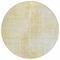 Homeroots 8' Gold Ivory And Beige Round Abstract Washable Indoor Outdoor Area Rug 587280 - alternate 8