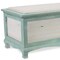 Homeroots Rectangular Green Wooden With Seat Cushion And Inside Storage Bench 379862 - alternate 8