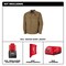 Milwaukee Tool Heated Shirt/Jacket, Polyester, XL M103K-21XL - alternate 14
