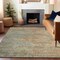 Homeroots 5' X 8' Gray Abstract Washable Indoor Outdoor Area Rug 608826 - alternate 8