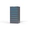 Strong Hold 9 drawer cabinet - (2x 3ft, 2x 4ft, 1x 5ft, 2x 6ft, 2x 7ft) - Blue accents - Keyed Different S3060-PPDAS-0901FS - alternate 3