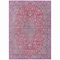 Homeroots 8' X 10' Pink And Lavender Medallion Washable Indoor Outdoor Area Rug 616289 - alternate 8