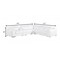 Homeroots White Italian Leather Power Reclining L Shaped Six Piece Corner Sectional With Console 544994 - alternate 13