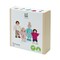 Plantoys Wooden Doll Family, Light Skin Tone & Brown Hair 7142 - alternate 1