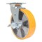 Vestil Polyurethane Swivel With Brake Caster 8 In. Diameter x 2 In. Width 1760 lb Orange/Silver CST-VE-8X2PUA-SWB - alternate 15