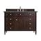 James Martin Vanities Brittany 48'' S Vanity, Burnished Mahogany w/ Parisien Bleu Silestone Top w/ Wireless Charger 650-V48-BNM-FPBL - alternate 1