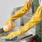 Atlas 772 Yellow SHOWA 772 Nitrile 26 in Gloves, Chemical-Resistant, Waterproof, Rough Grip, Sizes S-L N-520-M - alternate 2