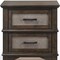Homeroots 17" X 24" X 24" Dark Walnut Wood Nightstand 347083 - alternate 5
