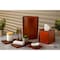 Hapco Elmar Serenity Collection 8 Qt. Round Wastebasket, Amber, 6PK SC108Amber - alternate 5