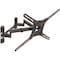 Barkan 13 - 90 inch Full Motion - 4 Movement Dual Arm Flat / Curved TV Wall Mount 132 lbs Black BM464 - alternate 1