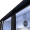 Koolmore 3 Door Back Bar Cooler Counter Height Glass Door Refrigerator with LED Lighting - 11 cu.ft, Black BC-3DSW-BK - alternate 10
