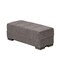 Homeroots 52" Gray and Brown Chenille Tufted Storage Ottoman 608897 - alternate 6