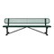 Leisure Craft Bench/Back, Surface Mount, 8ft., Green B8WBSM-GREEN - alternate 1