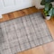 World Rug Gallery Bohemian Stripe Lines Washable Non Slip Area Rug 2 ft x 4 ft Brown WR68BROWN2X4 - alternate 1