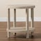 Bali & Pari Rocco Bohemian Woven Grasscloth End Table 255-14046-ZORO - alternate 5
