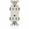 Leviton Straight Blade Receptacle, 5-15R, 15 A, 125V AC, Flush Mount, Isolated Ground M1626-IGT - alternate 1