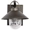 Nuvo Ridge, Small Outdoor Lantern, Brozne Finish, Clear Seeded Glass 60/8530 - alternate 7
