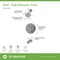 Symmons Single Handle Wall Mount Tub and Shower Trim Kit with Diverter Lever - Valve Not Included S559215TRM - alternate 3