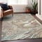Homeroots 5' X 8' Beige Pink And Blue Abstract Washable Indoor Outdoor Area Rug 602612 - alternate 7