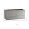 Homeroots 48" Gray Wood Freestanding Bathroom Vanity With White Sink And Two Drawers 627438 - alternate 5