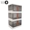 Home-Complete Set of 3 Collapsible Storage Bins 8.4 Gal Capacity Organizers with Lids, Double Doors, and Wheels ST-CLPBIN-LRG3 - alternate 5