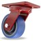 Hamilton Kingpinless Swivel Caster, 5" x 2" Ergo-Glide Wheel (80A), 3/4" Sealed Precision Ball Bearings S-ZFHS-5SPB - alternate 1