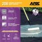 Apoc AP-208 Series Fibered Aluminum Roof Coating, Bright Silver, 1 gal, Pail, Liquid AP-2081 - alternate 5