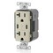 Leviton Duplex Outlet, USB C, Ivory 20A, 125V T5835-I - alternate 5