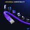 Maximm Cat6 Ethernet Cable 4ft 10Gbps 550MHz UTP, 10PK, Purple, 10PK CAT6-CCA-4FTPURPLE-10PK - alternate 2