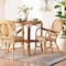 Bali & Pari Mattie Natural Rattan Dining Bistro Chair, Beige 269-14768-ZORO - alternate 9