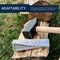 Kings County Tools Wood Splitting Wedge German Hand-Forged Wood Splitter Tool Rust-Resistant Aluminum Manual Splitter GW54A03-14 - alternate 6