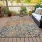 Homeroots 3' X 5' Beige And Copper Abstract Washable Indoor Outdoor Area Rug 631957 - alternate 8
